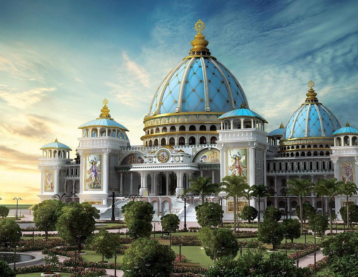 ISKCON temple photo or video